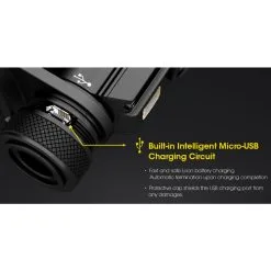 Nitecore HC65 Otsalamppu + 3400mAh Akku 9 Nitecore HC65 Otsalamppu + 3400mAh Akku -Konstsmide Kauppa 2050004301571 5