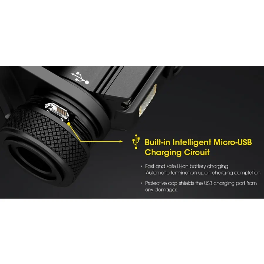 Nitecore HC65 Otsalamppu + 3400mAh Akku 6 Nitecore HC65 Otsalamppu + 3400mAh Akku - Image 4