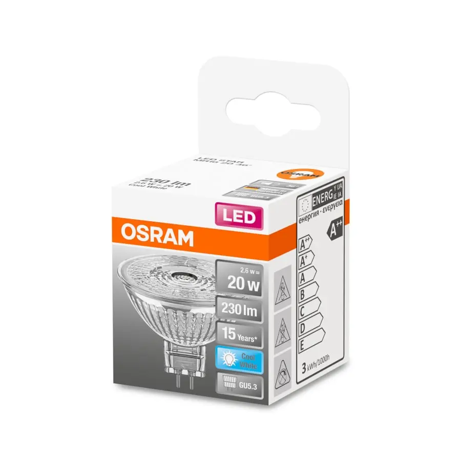 Osram MR16 230lm 4000K Led-kohdelamppu 4 Osram MR16 230lm 4000K Led-kohdelamppu - Image 2