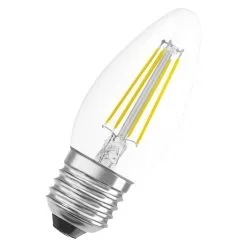 Osram E27 470lm 2700K Filamentti Led-kynttilälamppu, Kirkas