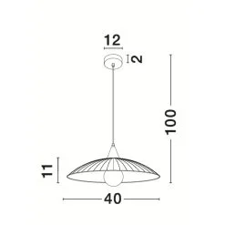 Nova Luce Shell Riippuvalaisin 7 Nova Luce Shell Riippuvalaisin -Konstsmide Kauppa 5212017408389 3