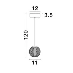 Nova Luce Brillante Riippuvalaisin -Konstsmide Kauppa 5212017432254 4