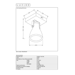 Lucide Concri LED Spottivalaisin -Konstsmide Kauppa 5411212050861 3