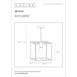 Lucide Arthur Riippuvalaisin -Konstsmide Kauppa 5411212082749 4