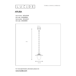 Lucide Aruba IP44 Riippuvalaisin -Konstsmide Kauppa 5411212113511 3