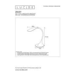 Lucide Emil LED Pöytävalaisin 10 Lucide Emil LED Pöytävalaisin -Konstsmide Kauppa 5411212185518 4