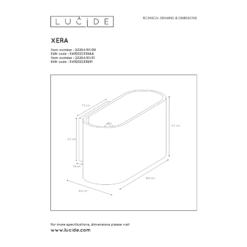 Lucide Xera Seinävalaisin -Konstsmide Kauppa 5411212233691 5