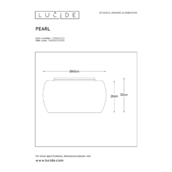 Lucide Pearl Plafondi -Konstsmide Kauppa 5411212702135 3