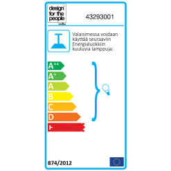 Nordlux Pure 20 Riippuvalaisin -Konstsmide Kauppa 5701581394780 4