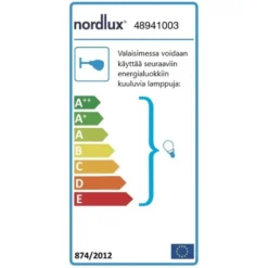 Nordlux Josefine Seinävalaisin -Konstsmide Kauppa 5701581464087 5