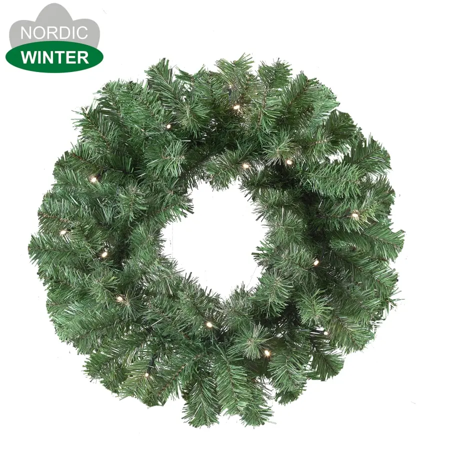 Nordic Winter 45cm LED Joulukranssi 4 Nordic Winter 45cm LED Joulukranssi - Image 2
