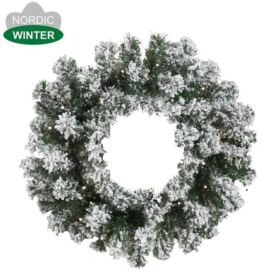 Nordic Winter 45cm Lumella LED Joulukranssi 4 Nordic Winter 45cm Lumella LED Joulukranssi - Image 2