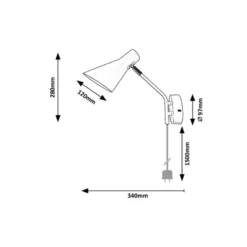 Rabalux Alfons Seinävalaisin -Konstsmide Kauppa 5998250330501 3