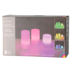 Finnlumor 3kpl Kauko-ohjattava Led Kynttiläsarja -Konstsmide Kauppa 6410413180208 4