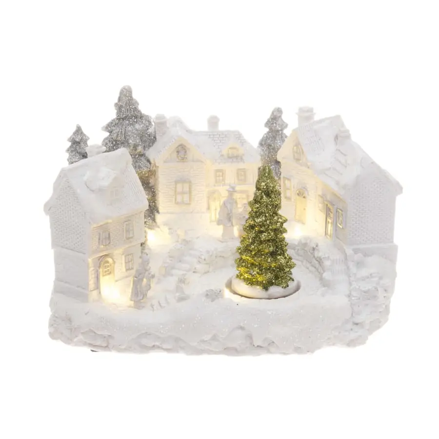 Winteria Joulukylä Led Valoilla 3 Winteria Joulukylä Led Valoilla