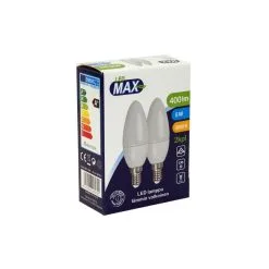 LED Max E14 5W 400lm 3000K 2kpl Led Kynttilälamppu 5 LED Max E14 5W 400lm 3000K 2kpl Led Kynttilälamppu -Konstsmide Kauppa 6418536005705 2
