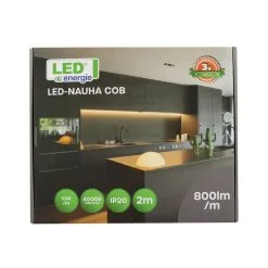 Led Energie COB IP20 10W/m 800lm/m 4000K Adapterilla 2m Led-nauha 8 Led Energie COB IP20 10W/m 800lm/m 4000K Adapterilla 2m Led-nauha -Konstsmide Kauppa 6418536014332 3