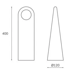 Innolux Origo S Pöytävalaisin 7 Innolux Origo S Pöytävalaisin -Konstsmide Kauppa 6420611989633 3