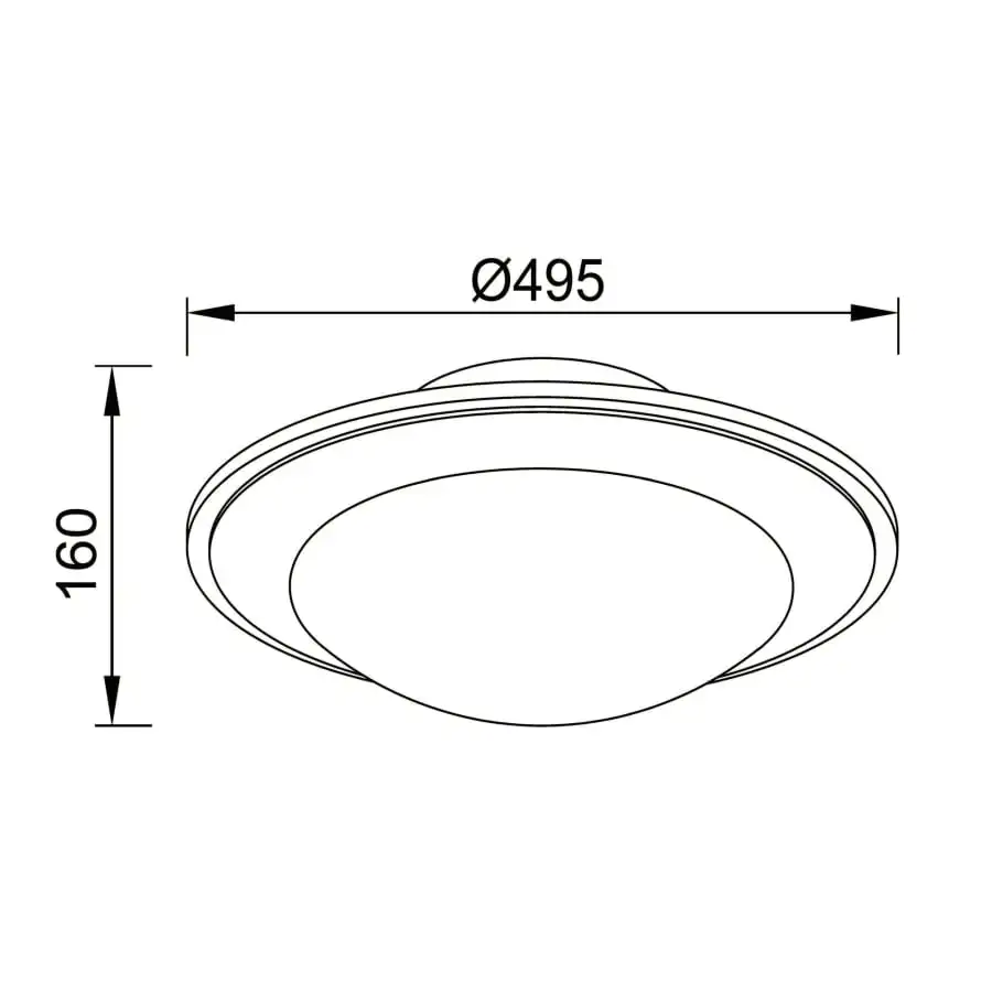 Focuslight Saturnus LED Plafondi 6 Focuslight Saturnus LED Plafondi - Image 4