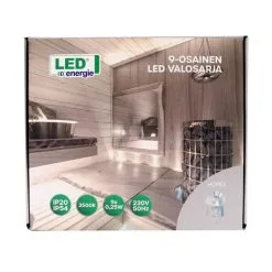 Led Energie 9-osainen Sauna/kylpyhuone Led Valosarja