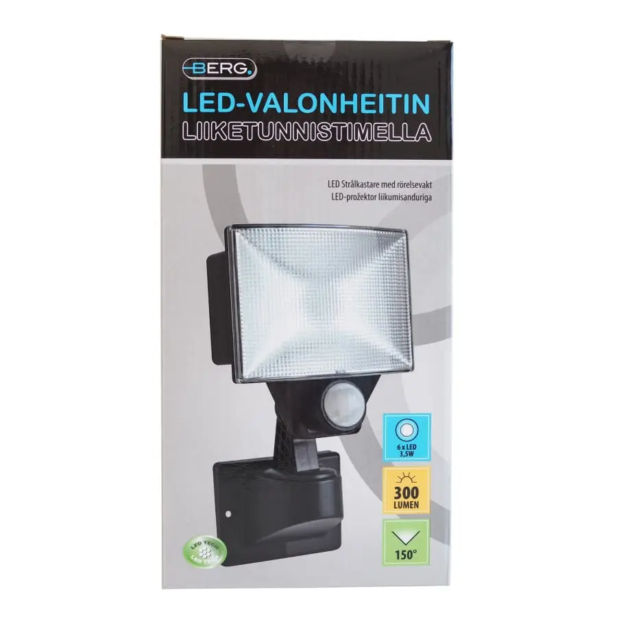 Berg 300lm Paristokäyttöinen Led-valo Liiketunnistimella 4 Berg 300lm Paristokäyttöinen Led-valo Liiketunnistimella - Image 2