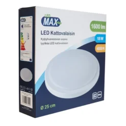LED Max IP54 1600lm Kosteantilan Led Plafondi -Konstsmide Kauppa 6430066039494 3