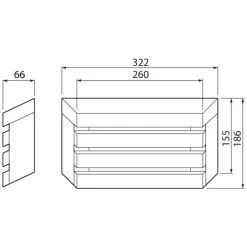 Airam SaunaLed 320TRL 500lm Led Saunavalaisin -Konstsmide Kauppa 6435200238856 4