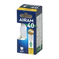 Airam E27 470 Lm Opaali Led Koristelamppu -Konstsmide Kauppa 6435200242365 2