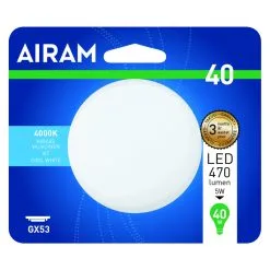 Airam GX53 470lm 4000K Ledkämmenlamppu 5 Airam GX53 470lm 4000K Ledkämmenlamppu -Konstsmide Kauppa 6435200242563 2