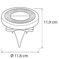 Airam Novatar Solar 20lm Maavalo -Konstsmide Kauppa 6435200277305 2