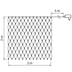 Airam SmartHome 2x2m 160-os Etäohjattava Valoverkko 12 Airam SmartHome 2x2m 160-os Etäohjattava Valoverkko -Konstsmide Kauppa 6435200280718 4
