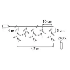 Airam SmartHome 5m 240-os Etäohjattava Jääpuikkovalosarja 11 Airam SmartHome 5m 240-os Etäohjattava Jääpuikkovalosarja -Konstsmide Kauppa 6435200280725 4