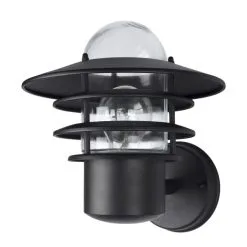 BrightSolar Shine Ylös Musta Seinävalaisin