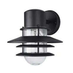 BrightSolar Shine Alas Musta Seinävalaisin