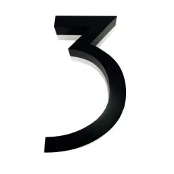 Finnbear Talonumero 3 LED-taustavalolla