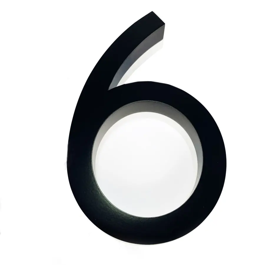 Finnbear Talonumero 6 LED-taustavalolla 3 Finnbear Talonumero 6 LED-taustavalolla