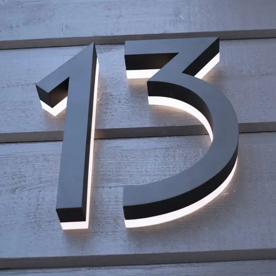 Finnbear Talonumero C LED-taustavalolla 4 Finnbear Talonumero C LED-taustavalolla - Image 2