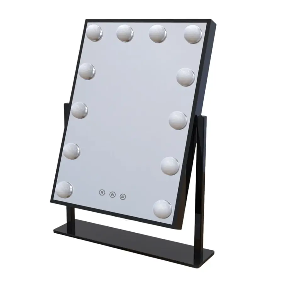 Lumio Lights Hollywood Peili 12 Lamppua Musta 3 Lumio Lights Hollywood Peili 12 Lamppua Musta