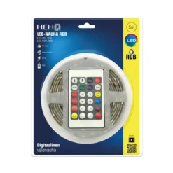 Axxel HEHQ 5M 12V 22W Rgb Digital Led Nauha 164 Toimintoa