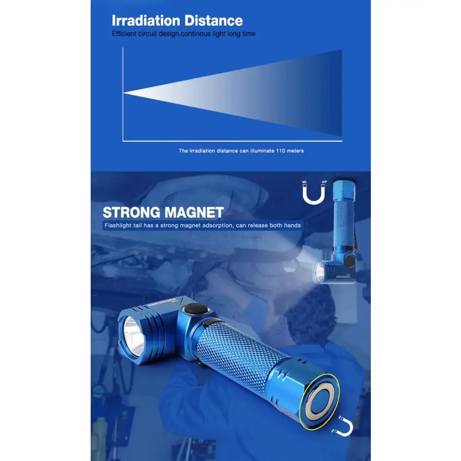 Nicron B74 Ladattava Mini Twist -valaisin 600lm 7 Nicron B74 Ladattava Mini Twist -valaisin 600lm - Image 5