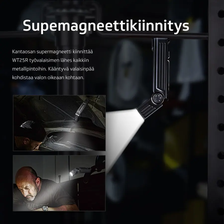 Fenix WT25R Kulmasäädettävä Työvalo Ammattilaiselle 6 Fenix WT25R Kulmasäädettävä Työvalo Ammattilaiselle - Image 4