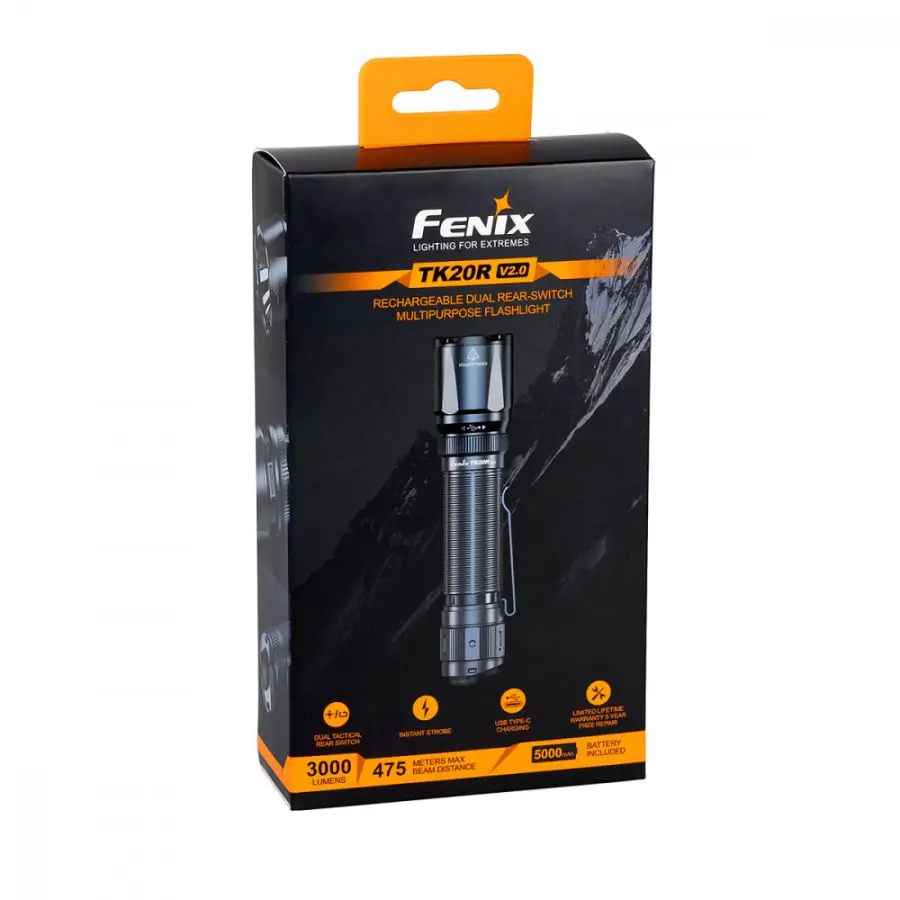 Fenix TK20R V2.0 3000 Lm Taskulamppu 7 Fenix TK20R V2.0 3000 Lm Taskulamppu - Image 5