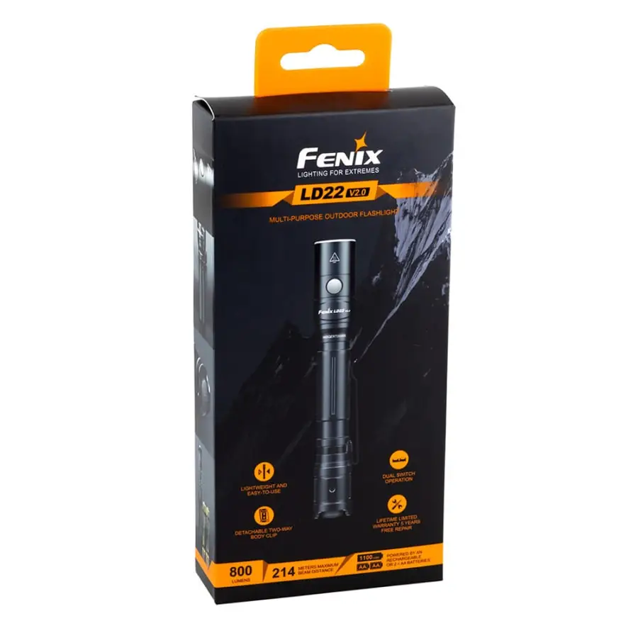 Fenix LD22 V2.0 800 Lm Taskulamppu 6 Fenix LD22 V2.0 800 Lm Taskulamppu - Image 4