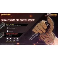 Nitecore P10i Taskulamppu + 4000mAH 21700 Akkuparisto -Konstsmide Kauppa 6952506406500 3