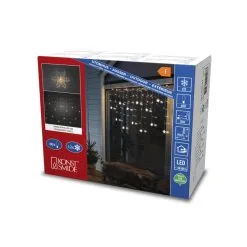 Konstsmide 4049-103 IP44 12 Lumihiutaletta Valoverho -Konstsmide Kauppa 7318300491033 5