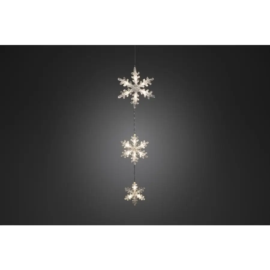 Konstsmide 6116-103 3 Hiutaletta LED-valosarja 3 Konstsmide 6116-103 3 Hiutaletta LED-valosarja