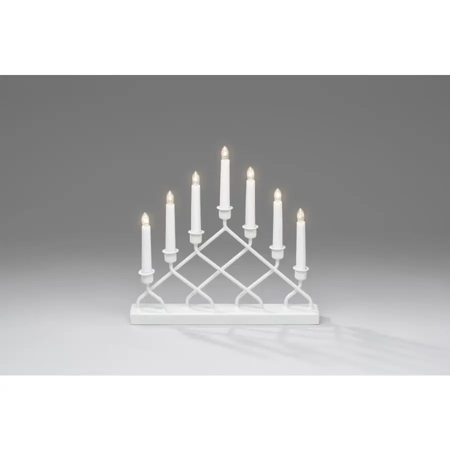 Konstsmide 3529-215 Valkoinen Kynttelikkö 3 Konstsmide 3529-215 Valkoinen Kynttelikkö