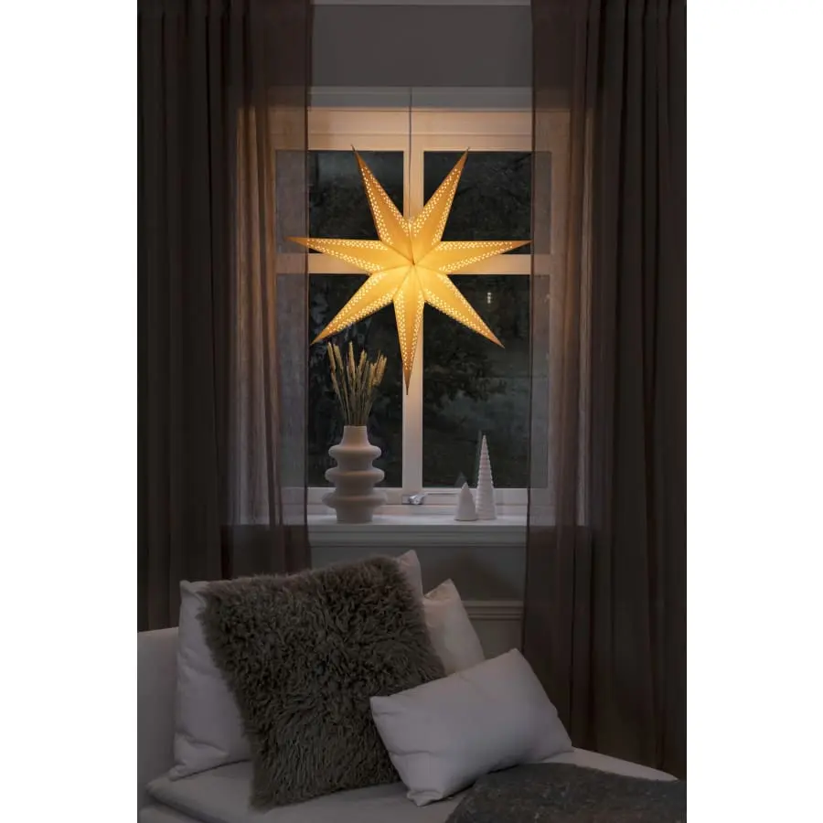 Konstsmide 5931-600 78cm Ruskea Paperitähti 7 Konstsmide 5931-600 78cm Ruskea Paperitähti - Image 5