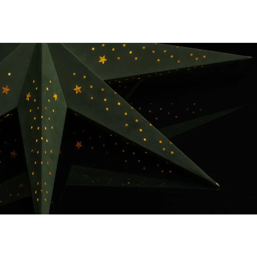 Konstsmide 5950-900 60cm Samettinen Vihreä Paperitähti 6 Konstsmide 5950-900 60cm Samettinen Vihreä Paperitähti - Image 4
