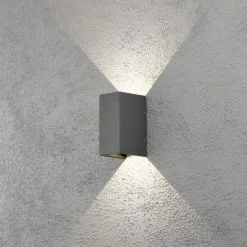 Konstsmide 7940-370 Cremona Tummanharmaa Seinävalaisin -Konstsmide Kauppa 7318307940374 2